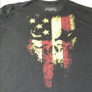 Men's Black Graphic Grunt Style T-Shirt